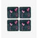 Sara Miller India Collection - Coasters Set Of 4