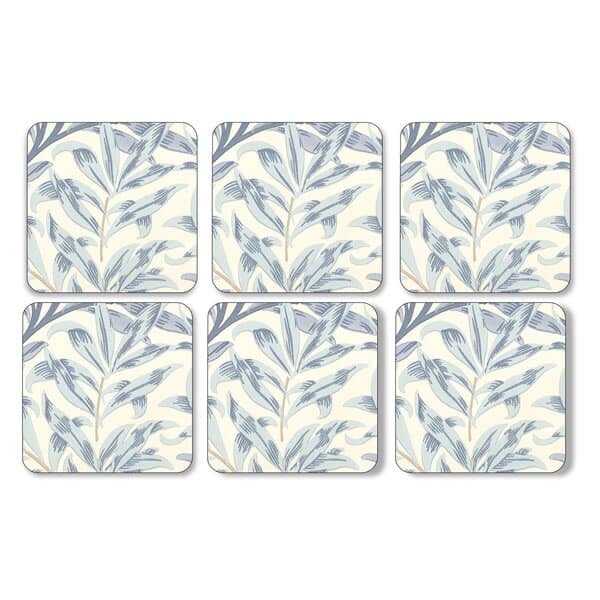 Portmeirion Pimpernel - Willow Boughs Blue Coasters Set Of 6