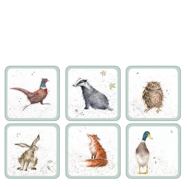 Wrendale Coasters Set Of 6