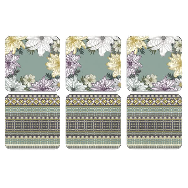 Portmeirion Atrium Coasters Set Of 6
