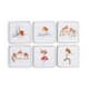 Wrendale Christmas Festive Friends Coasters Set Of 6
