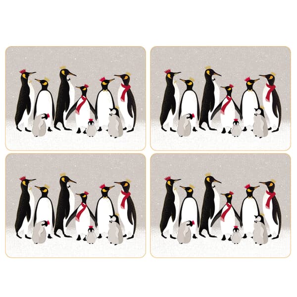 Sara Miller Penguin Christmas Collection - Placemats Set Of 4