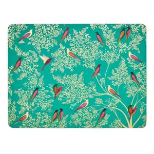 Sara Miller Chelsea Collection - Green Placemats Set Of 4