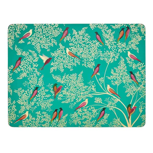 Sara Miller Chelsea Collection - Green Placemats Set Of 4