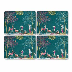 Sara Miller Woodland Tales Set Of 4 Placemats