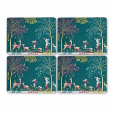 Sara Miller Woodland Tales Set Of 4 Placemats