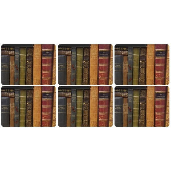 Portmeirion Pimpernel - Archive Books Placemats Set Of 6