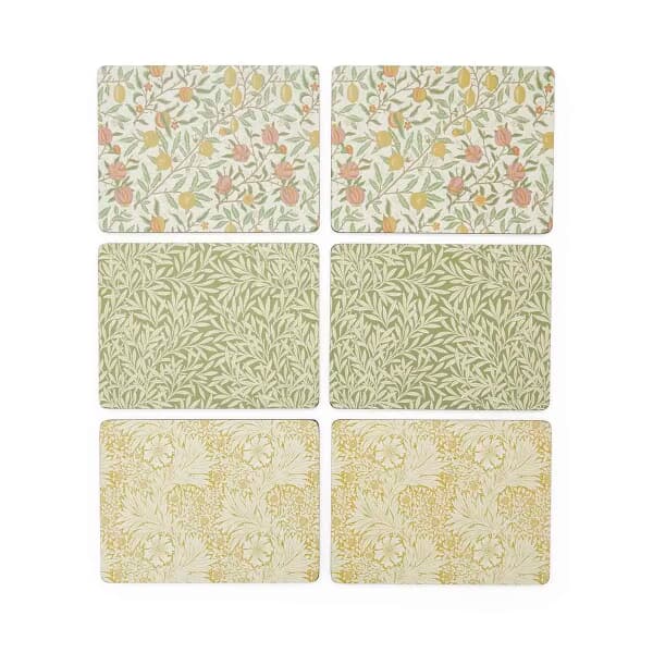 Spode The Original Morris and Co - Mixed Placemats Set Of 6