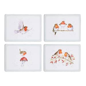 Wrendale Christmas Festive Friends Large Placemats Set Of 4