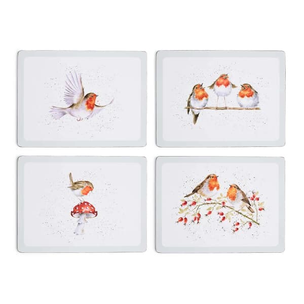 Wrendale Christmas Festive Friends Large Placemats Set Of 4