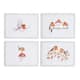 Wrendale Christmas Festive Friends Large Placemats Set Of 4