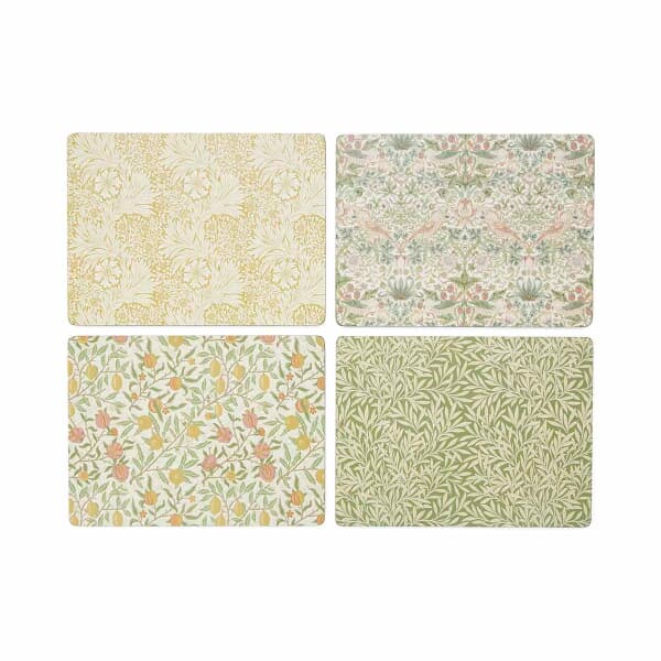 Spode The Original Morris and Co - Mixed Large Placemats Set Of 4