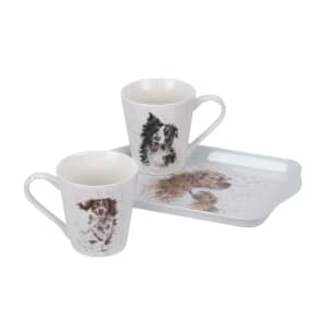 Wrendale Dogs Mug And Tray Set