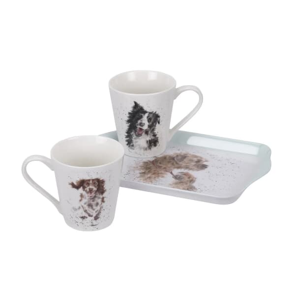 Wrendale Dogs Mug And Tray Set