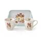Wrendale Christmas Holly Jolly Mug And Tray Set
