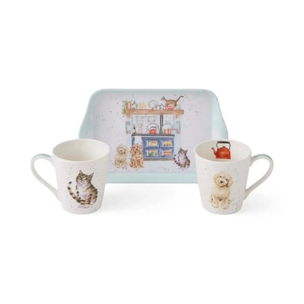 Wrendale Country Kitchen Mug And Tray Set