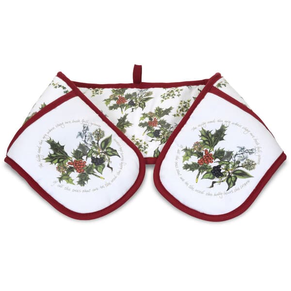 Portmeirion Holly and Ivy - Double Oven Glove