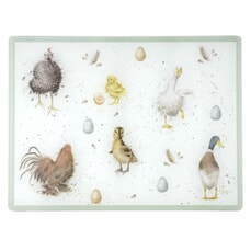 Wrendale Glass Worktop Saver 30 x 40 cm