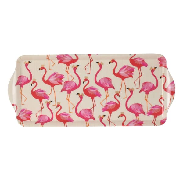 Sara Miller Flamingo - Sandwich Tray