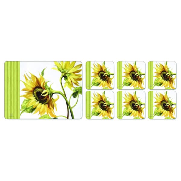 Portmeirion Pimpernel - Sunshine Coasters Set Of 6