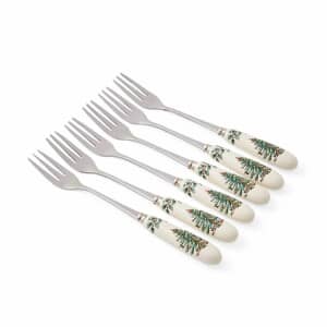 Spode Christmas Tree - Pastry Forks Set Of 6