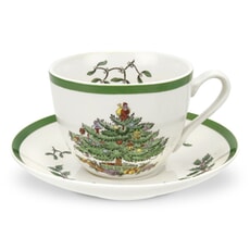 Spode Christmas Tree - Tea Cup And Saucer