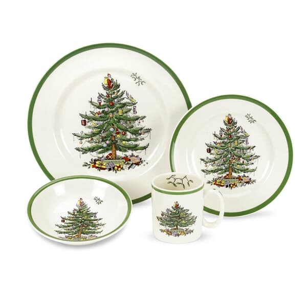 Spode Christmas Tree - 4 Piece Set