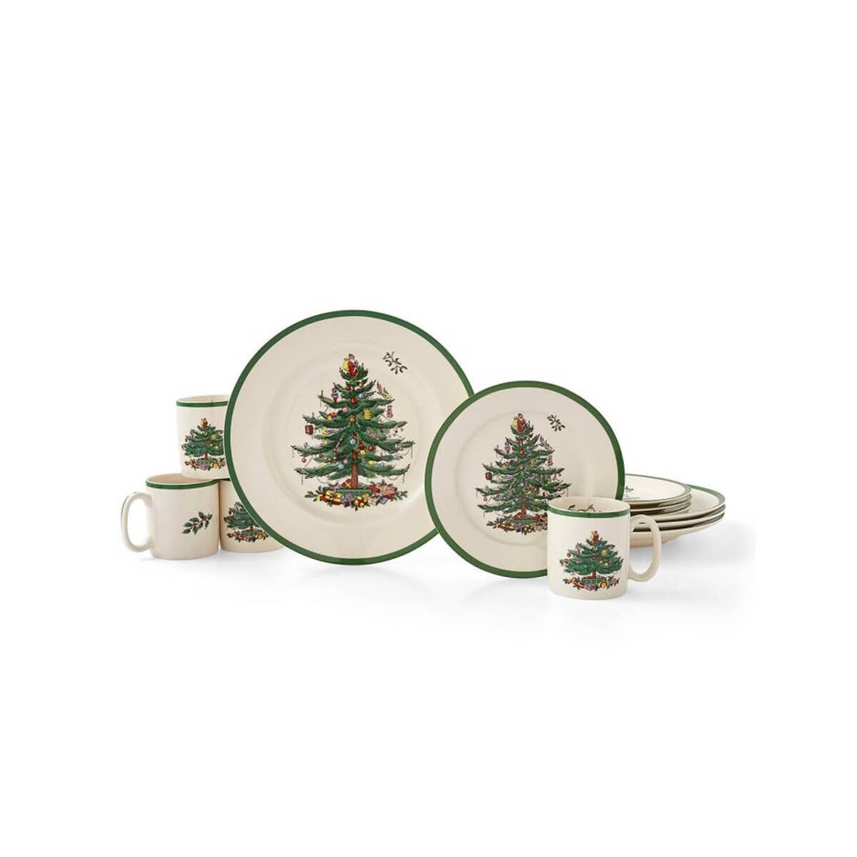 Spode Christmas Tree - 12 Piece Box Set - (XTDW8663-XM) - eCookshop