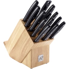 Arthur Price 14 Piece Wooden Knife Block Set