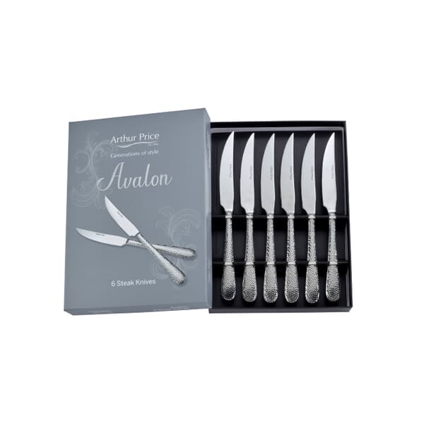 Arthur Price Avalon Box Of 6 Steak Knives