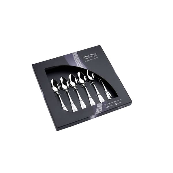 Arthur Price Baguette - Box Of 6 Tea Spoons