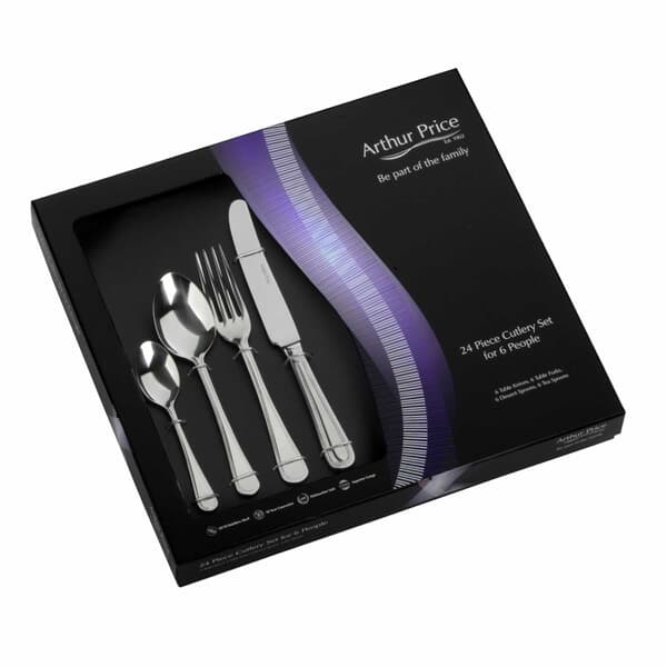 Arthur Price Bead 24 Piece Boxed Set