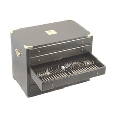 Arthur Price Clive Christian Empire Flame All Gold - 85 Piece Chest