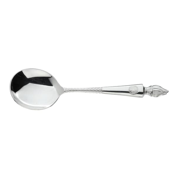 Arthur Price Clive Christian Empire Flame Silver Plate - Soup Spoon