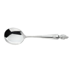 Arthur Price Clive Christian Empire Flame Silver Plate - Soup Spoon