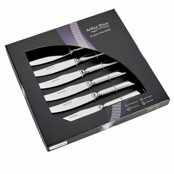 Arthur Price Harley Box Of 6 Steak Knives