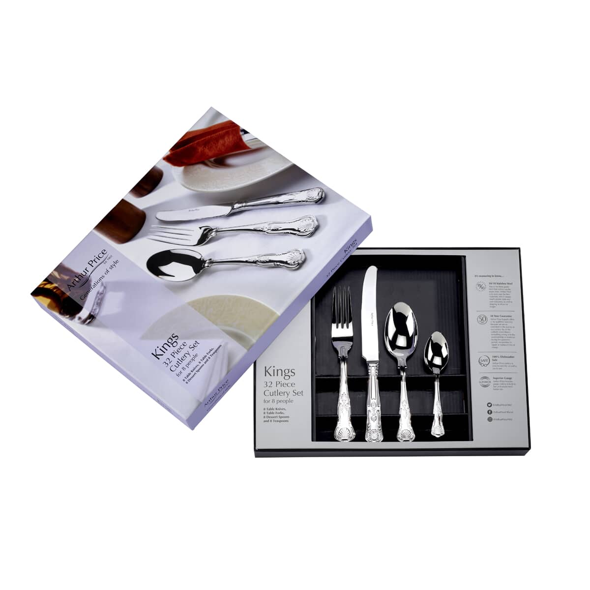Arthur Price Kings 32 Piece Box Set - (ZKIS3201) - eCookshop