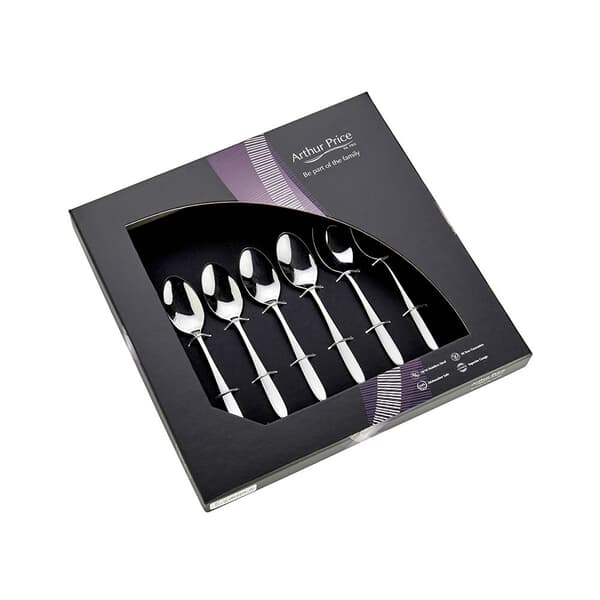 Arthur Price Old English/Georgian Box Of 6 Tea Spoons