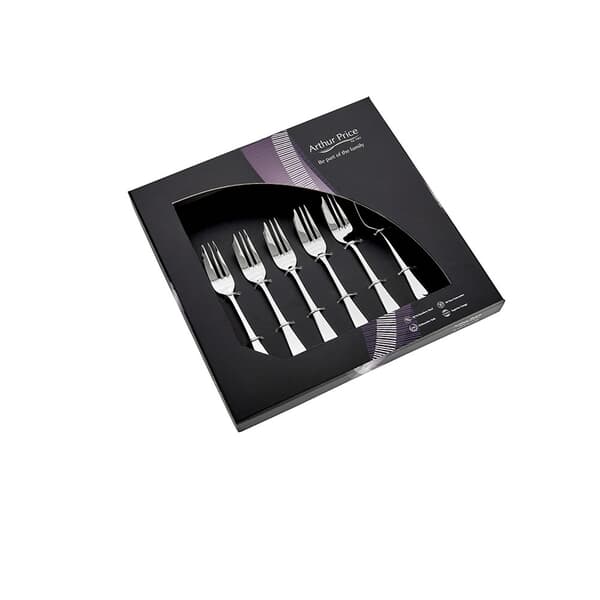 Arthur Price Old English/Georgian Box Of 6 Pastry Forks