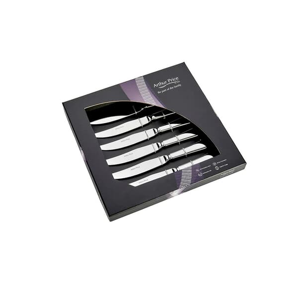 Arthur Price Old English/Georgian Box Of 6 Steak Knives