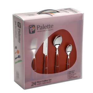 Arthur Price Palette Red Cutlery 24 Piece Boxed Set