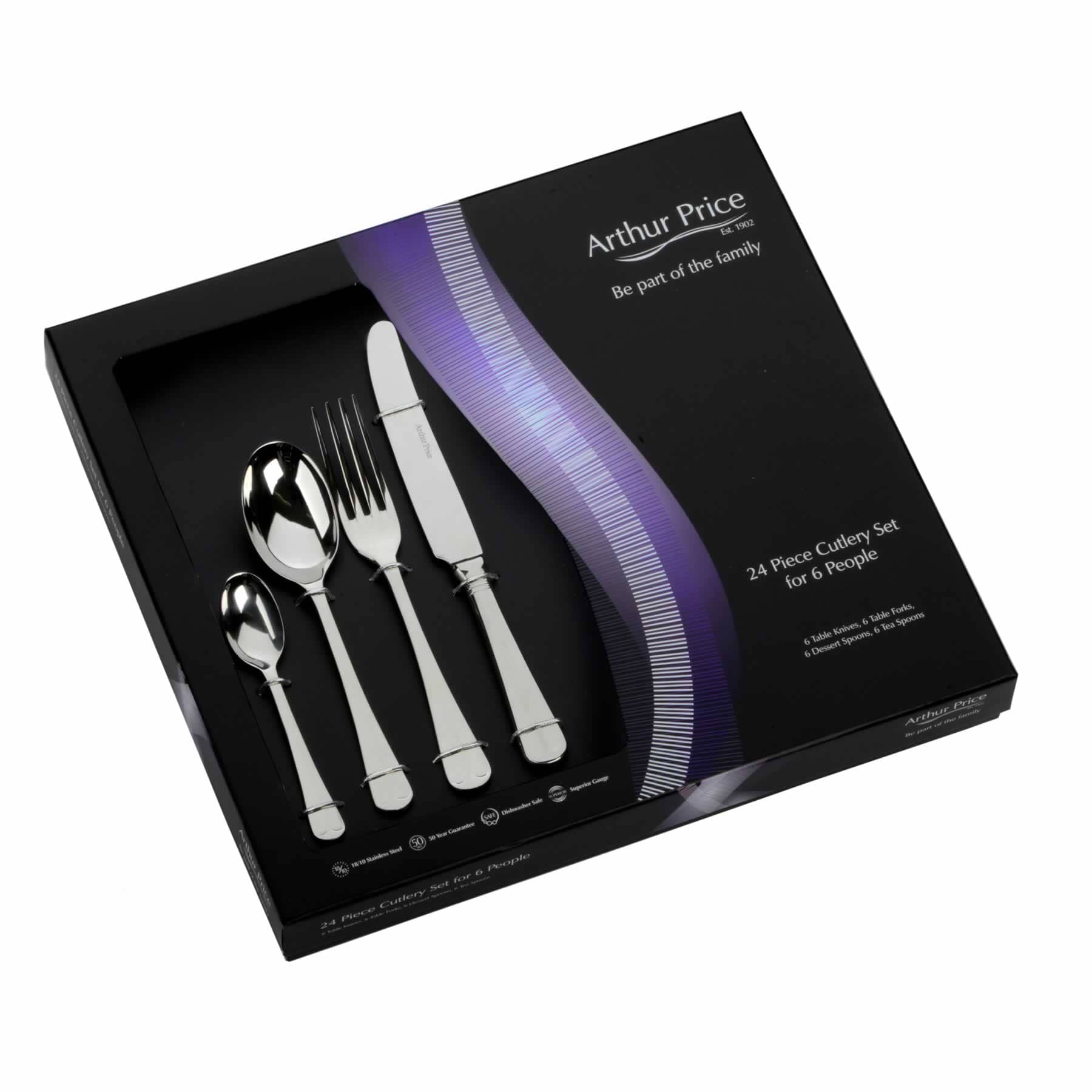 Arthur Price Cutlery Kings 44 Piece Boxed Set (ZKIS4411) - eCookshop