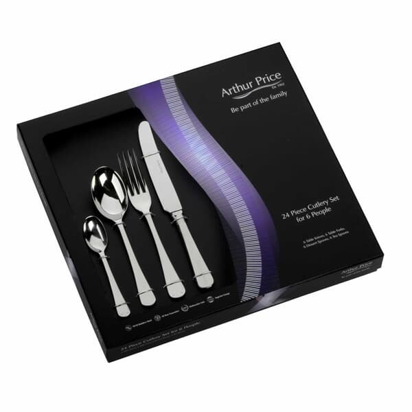 Arthur Price Rattail 24 Piece Boxed Set