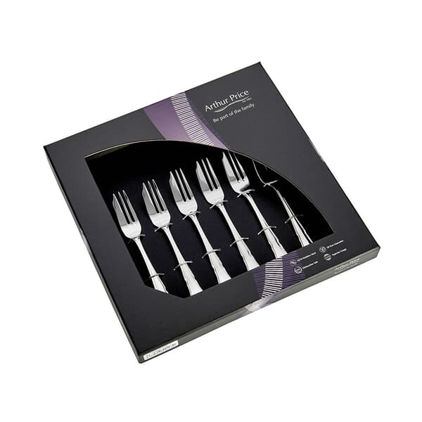 Arthur Price Dubarry Box Of 6 Pastry Forks