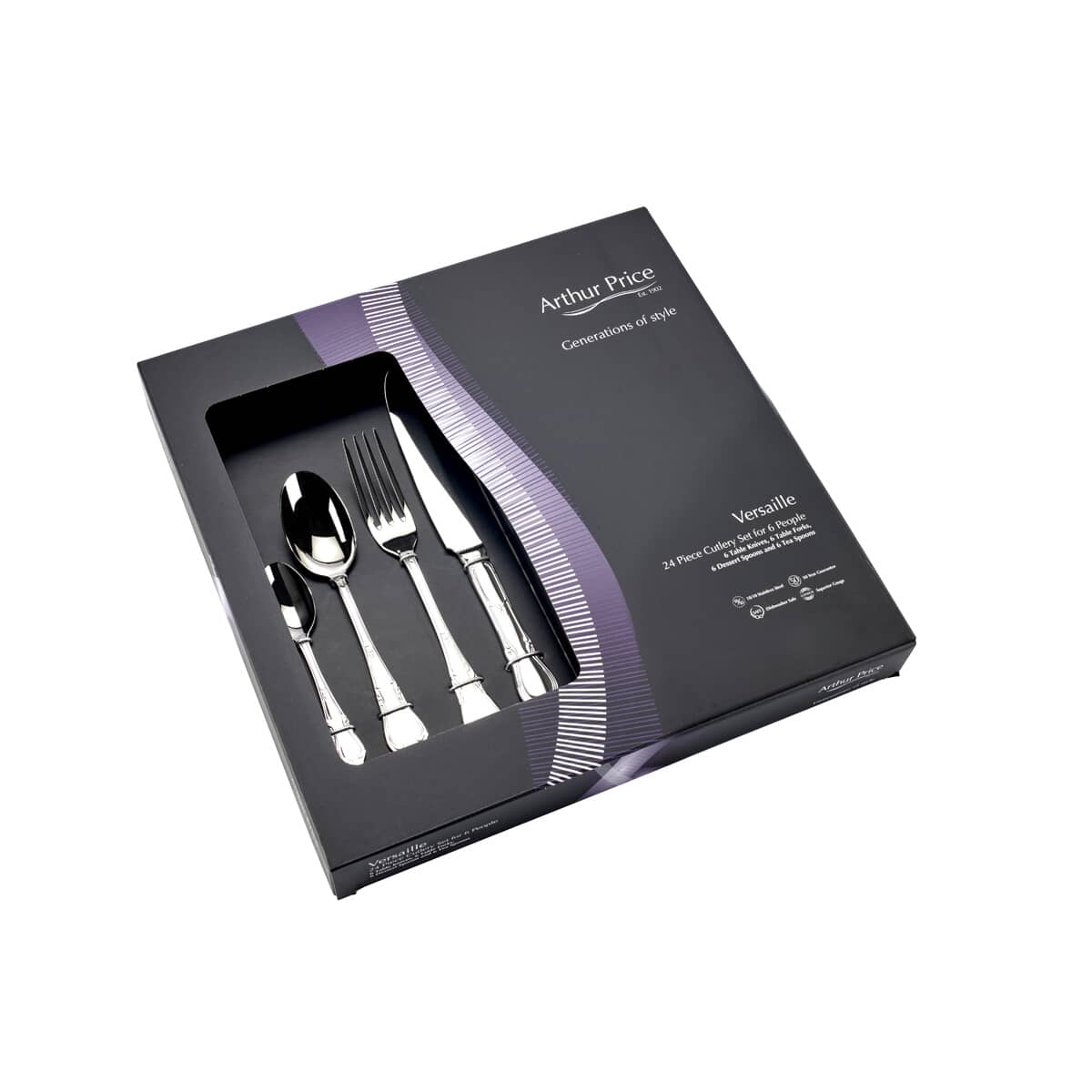 Arthur Price Rio 24ピースカトラリーセット Arthur Price Rio 24 Piece Cutlery Set : Amazon.co.uk: Home