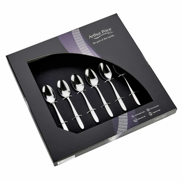 Arthur Price Cutlery Willow Set Of 6 Coffee Spoons