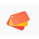Additional view of Joseph Joseph Pop Mini 3-piece Chopping Mat Set - Sunrise