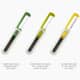 Additional view of Joseph Joseph SlideStore 3 Piece Peeler Set