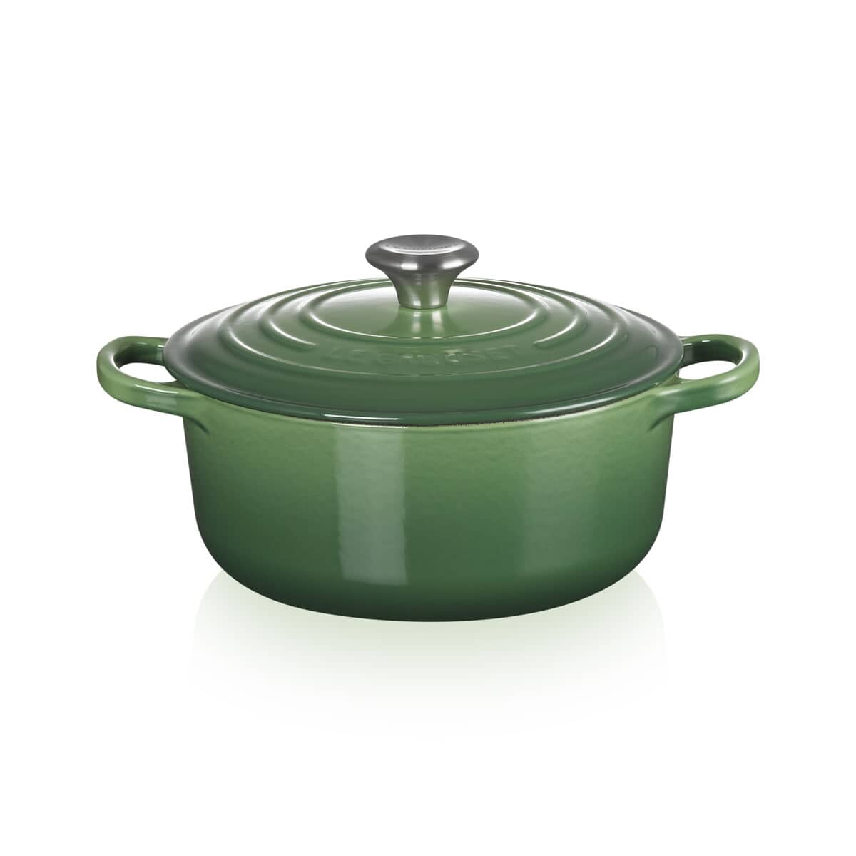 LE CREUSET ライトグリーン 30cm Le Creuset Signature Cast Iron 20cm Round Casserole Bamboo