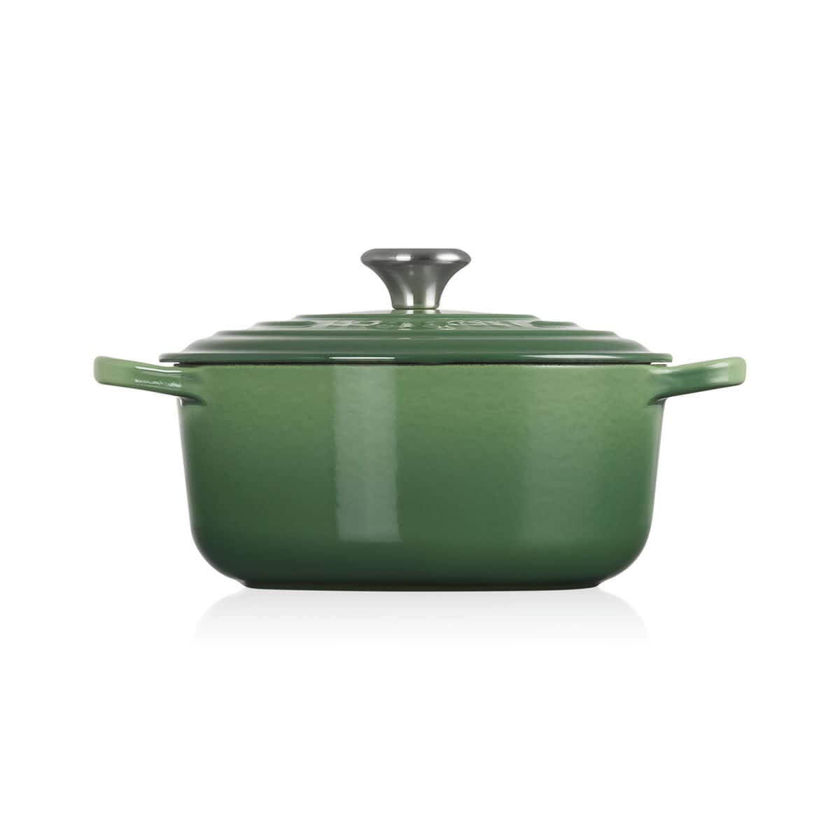 Le Creuset Signature Cast Iron 24cm Round Casserole Bamboo Green